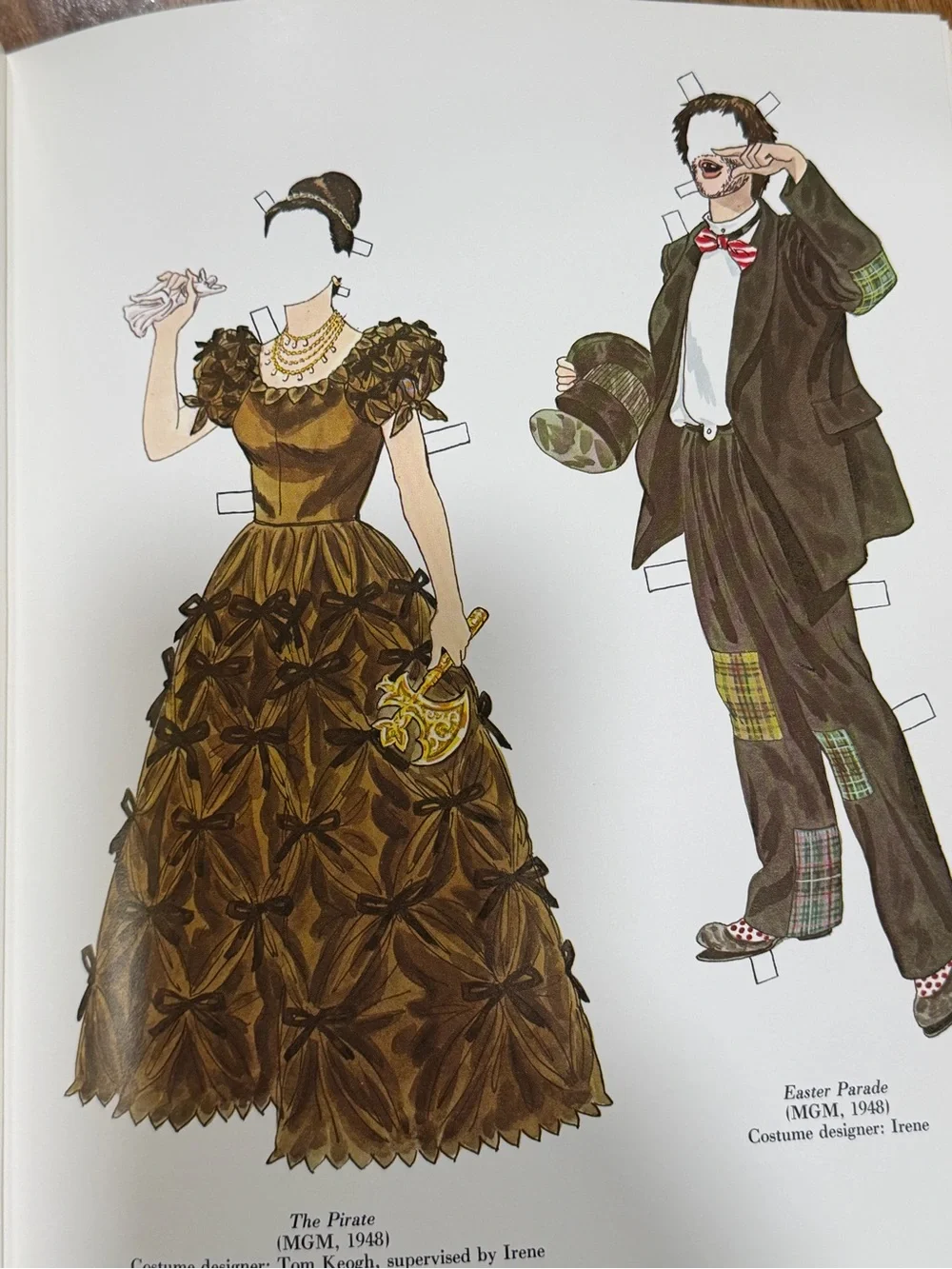 Judy Garland Paper Doll Costume Book - uncut/unused